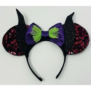 Disguise Disney 100th Anniversary Villains Maleficent Minnie Mouse Ears Headband
